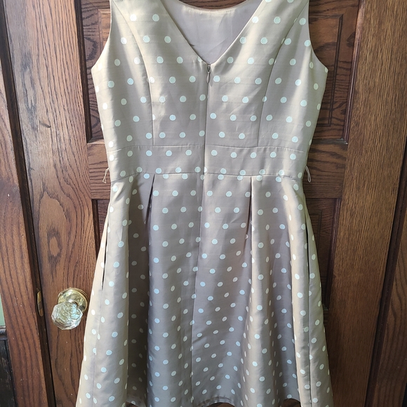 White House Black Market Polka Dot Dress - Picture 2 of 4